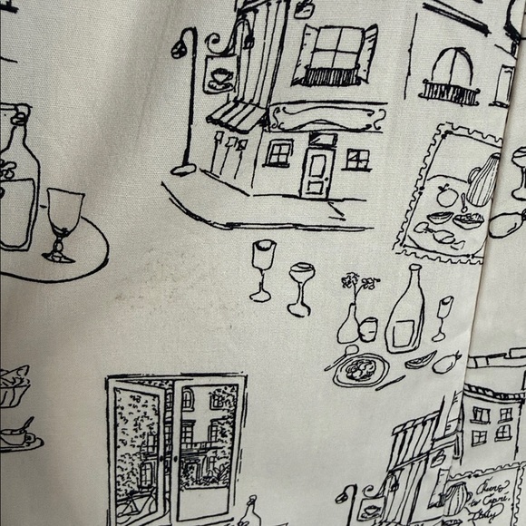 Abercrombie & Fitch Cheers to Capri Italy Printed Dress Midi Size XSP Petite - Picture 12 of 13